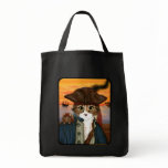 Captain Leo, Pirate Cat & Rat Fantasy Art Tote Bag