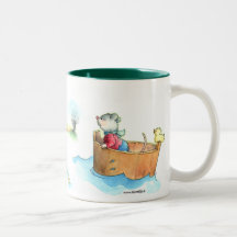 Captain Mouse on Boat Mug