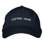 CAPTAIN NAME  HAT EMBROIDERED HAT