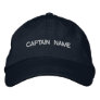 CAPTAIN NAME  HAT EMBROIDERED HAT
