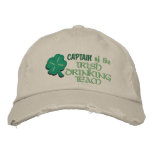 Captain of the Irish Drinking Team embroidered hats