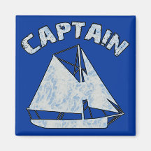 Captain Refrigerator Magnet