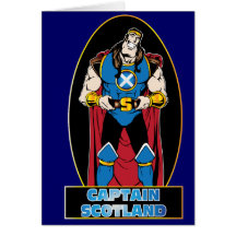 Captain Scotland Greeting Card