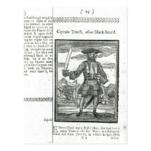 Captain Teach, Alias Black Beard Post Cards