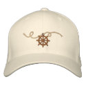 Captains Wheel 3 Motif embroidered hats