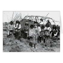 Captive White Boy Greeting Cards