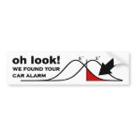 Car Alarm bumper stickers