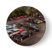 Car - Antique car show Buttons