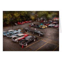 Car - Antique car show Cards