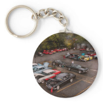 Car - Antique car show Keychains