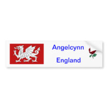 Car Bumper sticker - England