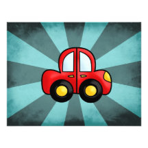 Car cartoon announcements