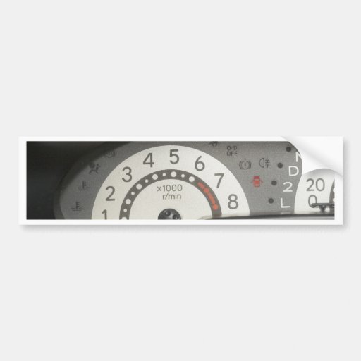 Car dashboard bumper stickers Zazzle