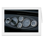 Car Dashbord Greeting Card