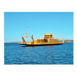 Car Ferry Ship Postcard