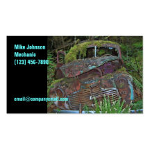 Car Mechanic, Automobile Repair Business Card Templates