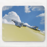 Car Ornament - Vintage Yellow - Chrome - Clouds mousepads