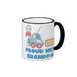 Car Proud New Grandpa It's a Boy Coffee Mugs