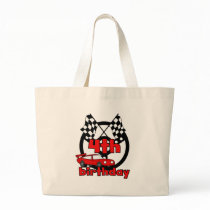 Car Racing 4th Birthday Tshirts and Gifts Canvas Bag