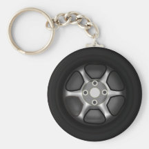 Car Wheel Keychains