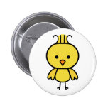 Caraline canary pinback button
