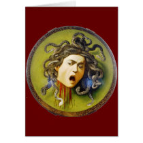 Caravaggio Medusa Greeting Cards