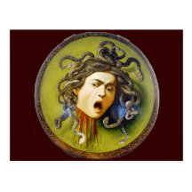 Caravaggio Medusa Postcard