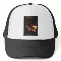 Caravaggio St John The Baptist At The Well Mesh Hat