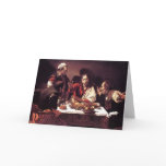 Caravaggio - Supper at Emmaus Card
