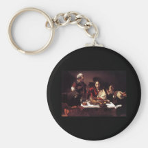 Caravaggio Supper At Emmaus Key Chains