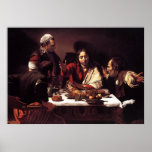 Caravaggio Supper At Emmaus Poster