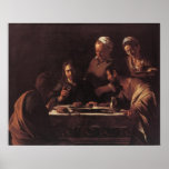 Caravaggio Supper At Emmaus Print