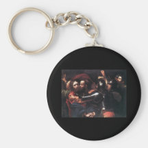 Caravaggio Taking Of Christ Keychain