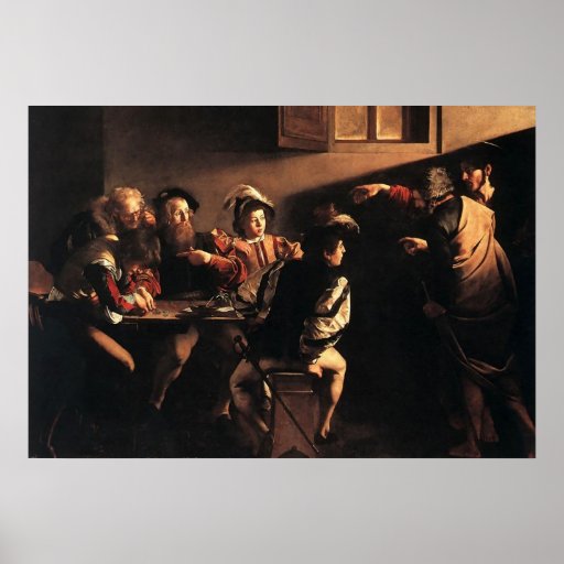 Caravaggio The Calling Of Saint Matthew Posters