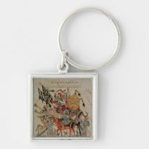 Caravan going to Mecca Keychains