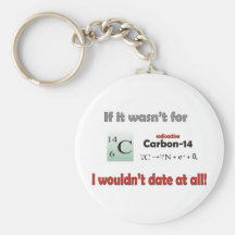 Carbon 14 Dating Key Chain