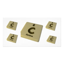 Carbon C Personalized Photo Card