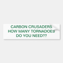 CARBON CRUSADERS_TORNADOES BUMPER STICKERS