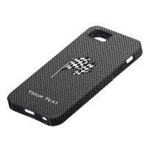Carbon Fibre look Chequered Flag