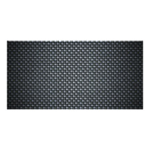 Carbon Fibre Look Picture Card