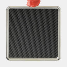 Carbon Fibre Material Christmas Tree Ornament