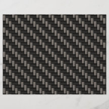 Carbon Fibre Material Full Colour Flyer