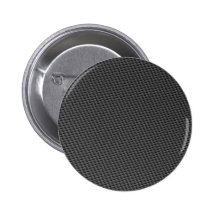 Carbon Fibre Material Pinback Button