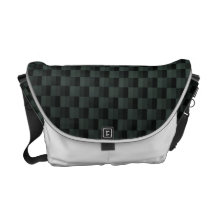 Carbon Fibre Patterned Messenger Bag