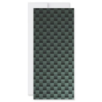 Carbon Fibre Patterned Customised Rack Card