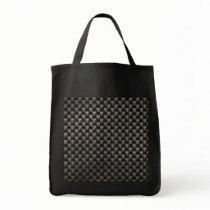 Carbon Fibre Texture Tote Bag