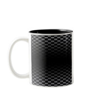 Carbon Fibre Textured Coffee Mug
