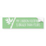 Carbon Footprint Bumper Stickers