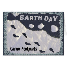 Carbon Footprints Greeting Card