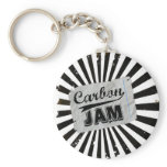Carbon Jam Keychain